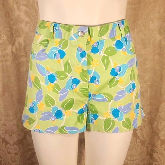 Lilly Pulitzer Toojays Bird Print Shorts - Picture 1 of 6
